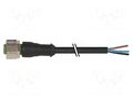 Cable: for sensors/automation; M12; PIN: 3; straight; 3m; plug; 4A MURRELEKTRONIK 7000-12181-6130300