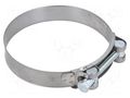 T-bolt clamp; W: 24mm; Clamping: 113÷121mm; chrome steel AISI 430 MPC INDUSTRIES MPC-S2113