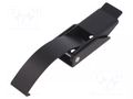 Clasp; steel; Plating: zinc; black RST ROZTOCZE 3.ST263.001
