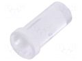 Fiber for LED; Ø5mm; L: 10mm; round; Front: flat; straight MENTOR 1293.2000