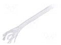 Insulating tube; silica fiber; white; max.1050°C; Øint: 2mm; SI FAVIER SI-2-WH-200