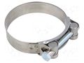 T-bolt clamp; W: 24mm; Clamping: 86÷91mm; chrome steel AISI 430; S MPC INDUSTRIES MPC-S4086