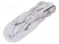 Filament lamp: automotive; W2x4,6d; transparent; 24V; 1.2W; LLB LUCAS LLB508T