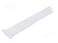 Insulating tube; silica fiber; white; max.1050°C; Øint: 5mm; L: 10m FAVIER SI-5-WH-10