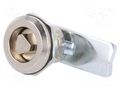 Lock; zinc and aluminium alloy; 13.5mm; Key code: T7 RST ROZTOCZE M16/45-2.13-T7.2.1