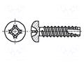 Screw; 3.5x13; Head: cheese head; Phillips; PH2; hardened steel BOSSARD B3.5X13/BN1016