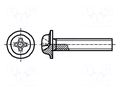 Screw; with flange; M5x6; 0.8; Head: button; Phillips; PH2; steel BOSSARD B5X6/BN4825
