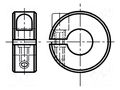 Clamping ring; BN 325; 20mm BOSSARD B20/BN325