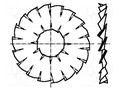 Washer; internally serrated,externally serrated; M4; D=15.6mm BOSSARD B4/BN783