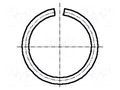 Circlip; spring steel; Shaft dia: 20mm; BN 825; Ring: external BOSSARD B20/BN825