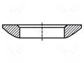 Washer; specialist; M8; D=17mm; h=3.2mm; hardened steel; BN 10614 BOSSARD B8/BN10614