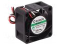 Fan: DC; axial; 12VDC; 40x40x20mm; 18.25m3/h; 27.5dBA; Vapo; 8000rpm SUNON MF40201VX-F99-A