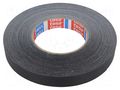 Tape: duct; W: 19mm; L: 50m; Thk: 0.31mm; black; natural caoutchouc TESA TESA-4651-19BK
