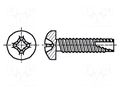 Screw; for metal; 5x12; Head: cheese head; Phillips; PH2; zinc BOSSARD B5X12/BN1023