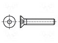 Screw; M6x10; 1; Head: countersunk; hex key; HEX 4mm; steel BOSSARD B6X10/BN20