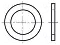 Washer; round; M12; D=15.5mm; fiber; DIN 7603A; BN 449 BOSSARD B12/BN449