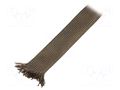 Insulating tube; basalt fiber; khaki; -260÷560°C; Øint: 12mm; TBA FAVIER TBA-12-KH-50
