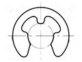 Circlip; spring bronze; 15mm; BN 592; Ring: external; DIN 6799 BOSSARD B15/BN592