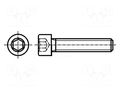 Screw; M6x10; 1; Head: cheese head; hex key; HEX 5mm; steel; zinc BOSSARD B6X10/BN3