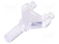 Fiber for LED; Ø: 3mm; L: 17mm; round; with PCB mounting; UL94V-2 FIX&FASTEN FIX-LEM-180