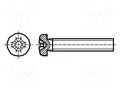 Screw; M6x10; 1; Head: cheese head; Phillips; PH3; steel; zinc BOSSARD B6X10/BN381