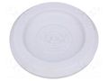 Grommet; Ømount.hole: 80mm; elastomer thermoplastic TPE; grey HT HI TECH POLYMERS HSS-M80-TPE