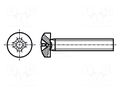 Screw; M1.6x3; 0.35; Head: cheese head; Phillips; PH0; steel; zinc BOSSARD B1.6X3/BN384