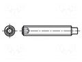 Screw; M8x16; 1.25; Head: without head; hex key; HEX 4mm; steel BOSSARD B8X16/BN26