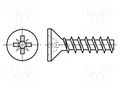 Screw; for plastic; 4x10; Head: countersunk; Pozidriv; PZ2; steel BOSSARD B4X10/BN82427