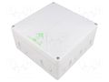 Enclosure: junction box; X: 180mm; Y: 180mm; Z: 91mm; polystyrene SPELSBERG ABOX-SL-10