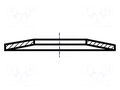 Washer; disk spring,spring; M5; D=15mm; spring steel; BN 806 BOSSARD B15/5.2/0.4/BN806