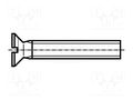 Screw; M6x16; 1; Head: countersunk; slotted; 1.6mm; polyamide; white BOSSARD B6X16/BN1066