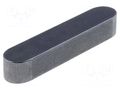 Parallel key; BN 870; DIN 6885; carbon steel; W: 6mm; H: 6mm; L: 10mm BOSSARD B6X6X10/BN870
