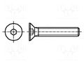 Screw; M6x16; 1; Head: countersunk; hex key; HEX 4mm; DIN 7991 BOSSARD B6X16/BN616