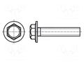 Screw; with flange; M8x16; 1.25; Head: hexagonal; steel; zinc BOSSARD B8X16/BN5950