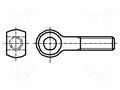 Lifting eye bolt; M8x80; 1.25; Head: eye; steel; zinc; DIN 444B BOSSARD B8X80/BN1940