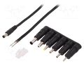 Adapter; Out: AMP,universal plugs set; 1.8m BREVE TUFVASSONS PFS-UNI
