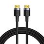 Baseus Cafule HDMI / HDMI 2.0 4K 60 Hz 3D 18 Gbps cable 3 m - black, Baseus 6953156218208 6953156218208