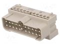 Connector: HDC; contact insert; male; 16A; 500V; Han-Eco® Modular HARTING 19410202601