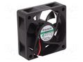 Fan: DC; axial; 12VDC; 60x60x20mm; 43.1m3/h; 39dBA; Vapo; 5700rpm SUNON MF60201VX-A99-A