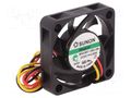 Fan: DC; axial; 5VDC; 40x40x10mm; 13.52m3/h; 27.3dBA; Vapo; 7000rpm SUNON MF40100V1-G99-A