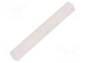 Screwed spacer sleeve; hexagonal; polyamide; M3; 42mm FIX&FASTEN HP-42