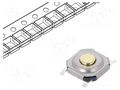 Microswitch TACT; SPST-NO; Pos: 2; 0.05A/12VDC; SMT; 3.2N; 3.4mm C&K PTS641SP34SMTR2LFS