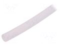 Insulating tube; silicone; transparent; -50÷200°C; Øint: 4mm FAVIER GES-4-TR-10