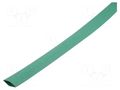 Heat shrink sleeve; glueless; 2: 1; 3.2mm; L: 1m; green; polyolefine CYG/KTG CB-HFT3.2/1M-GN