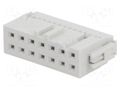 Connector: IDC; plug; female; PIN: 14; Quickie; IDC; 2.54mm; 2x7; grey AMPHENOL COMMUNICATIONS SOLUTIONS 71600-114LF