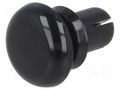 Rivet; polyamide; L.rivet: 8mm; Panel cutout diam: 6.1mm; black DREMEC DR8G4026.0X5.5B