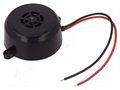Sound transducer: piezo signaller; 12÷24VDC; Sound level: 100dB MPM BUZ-P