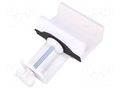Cable organizer; white; on the edge of a desk or shelf LOGILINK KAB0067