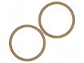 Spacer ring; MDF; 165mm; 2pcs. BASSER MDF.UNI06